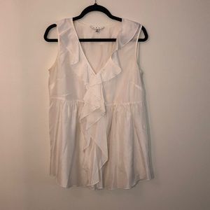 Silk CAbi white blouse